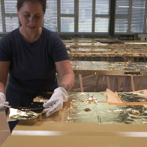 Kammermusiksaal Vitznau Meier Schmocker AG Baden Dättwil Projektleitung Schlagmetallarbeit Stéphanie Thioub